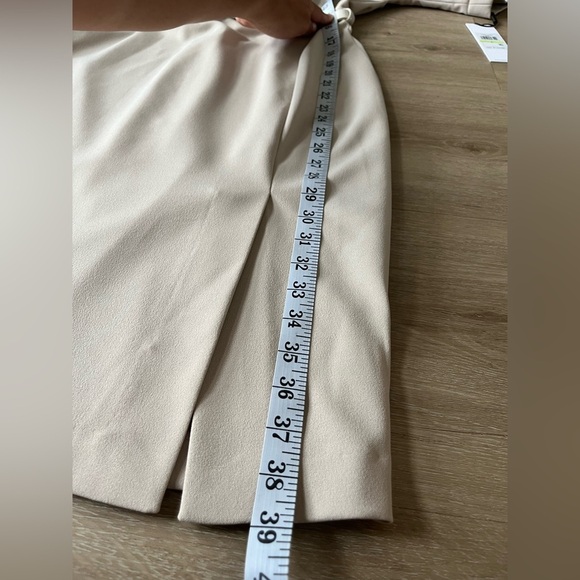 Calvin Klein Tan Belted Dress SZ 4 NWT - Picture 7 of 9